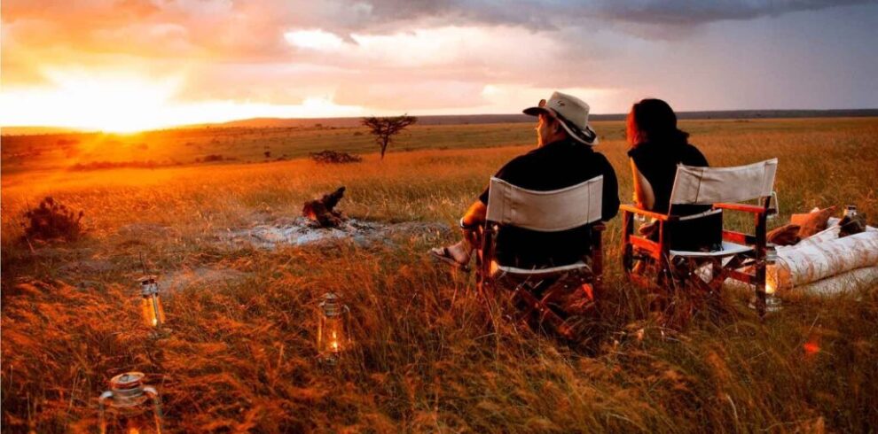 Sunset view - masai mara honeymoon